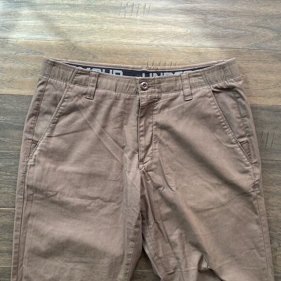 UNDER ARMOUR Jogger Mens Sz 36 x 36 Tan Chino - Picture 2 of 8